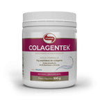 Embalagem de Colagentek sabor neutro 300g da Vitafor, suplemento de colagénio hidrolisado com vitaminas e minerais para pele, articulações e cabelos saudáveis.