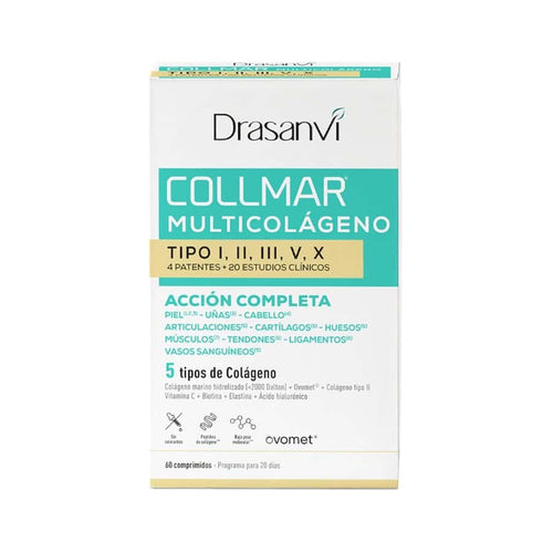 Collmar multicollagen tipos I II III V x 60 comprimidos Drasanvi
