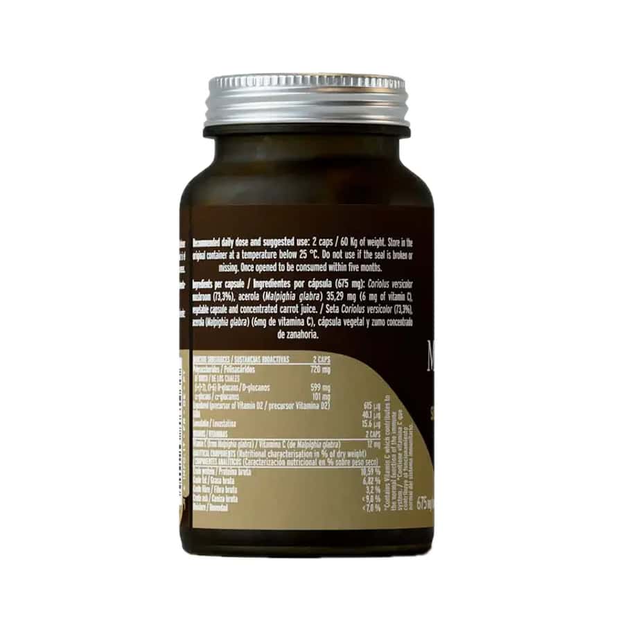Mico-Corio Hifas da Terra em cápsulas, suplemento alimentar com extrato de cogumelo Cordyceps para energia e vitalidade