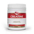 Envase de 300 g de monohidrato de creatina Vitafor en polvo, un suplemento nutricional para aumentar la fuerza, la energía y la masa muscular.