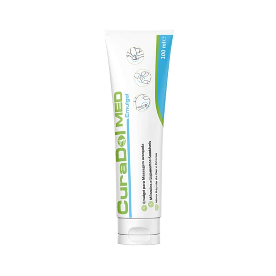 CuraDol Med emulgel 100ml Justnat cuidado topico para musculos e articulacoes