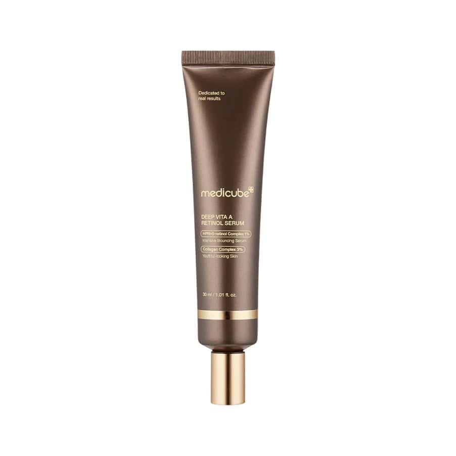 serum facial medicube deep vita a retinol em frasco de 30ml para reduzir rugas e melhorar a textura da pele