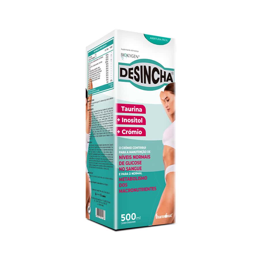 Desincha solução líquida Biokygen suplemento alimentar drenante para retenção de líquidos