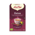 Infusión desintoxicante orgánica Yogi Tea en una caja de 17 bolsitas de té, una mezcla de hierbas orgánicas para la purificación natural.