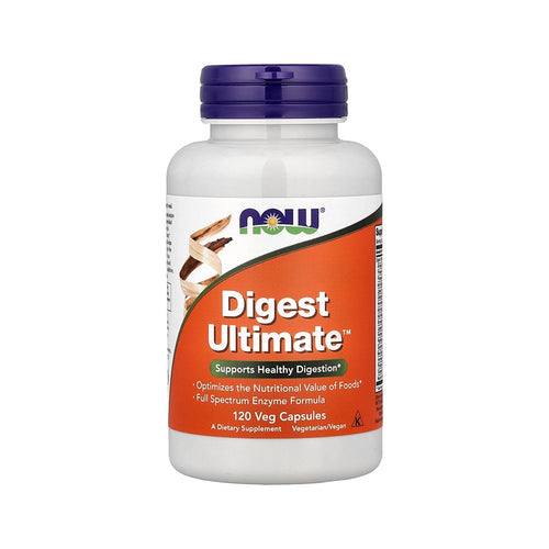 Digest Ultimate 120 Cápsulas Now Foods suplemento alimentar com complexo de enzimas digestivas