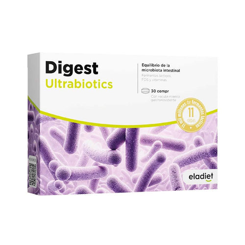 Digest UltraBiotics 600mg 30 comprimidos de Eladiet