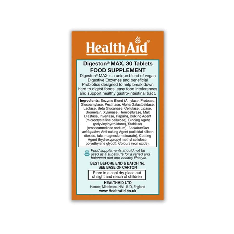 Digeston Max 30 Comprimidos Health Aid