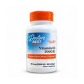 Vitamina D3 2000 UI 180 cápsulas da Doctor's Best, suplemento alimentar com vitamina D3 para complementar a ingestão diária.