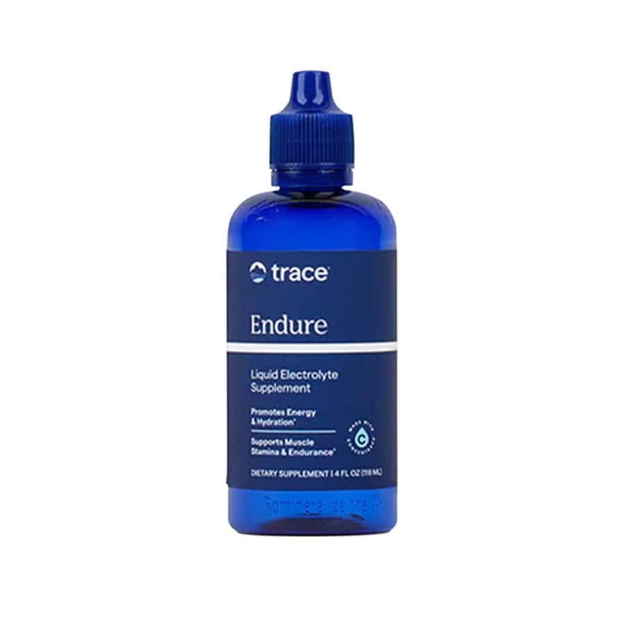 Endure Performance Electrolyte 118ml Trace Minerals em frasco líquido com eletrólitos concentrados.