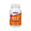 EVE Multivitaminas y Minerales 120 Cápsulas NOW Foods, un suplemento multivitamínico sin hierro con vitaminas, minerales, arándano rojo, ácido alfa lipoico y CoQ10 para mujeres adultas.