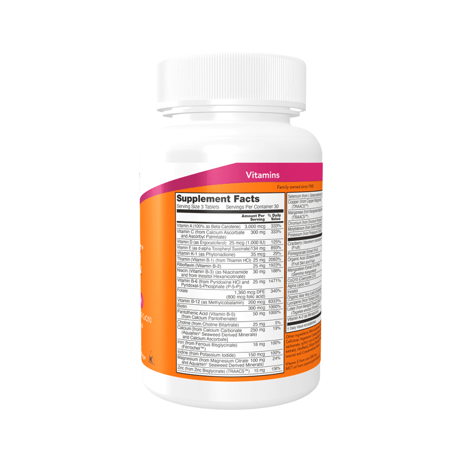 EVE Multivitaminas e Minerais 90 Comprimidos Now
