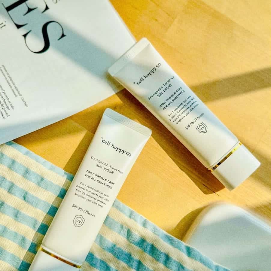 Inorganic Tone-Up Sun Cream SPF 50+  50gr Cell Happy Co