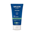 Bisnaga do Gel de Limpeza 2 em 1 Homem 100ml da Weleda, cuidado facial que limpa e purifica a pele masculina.