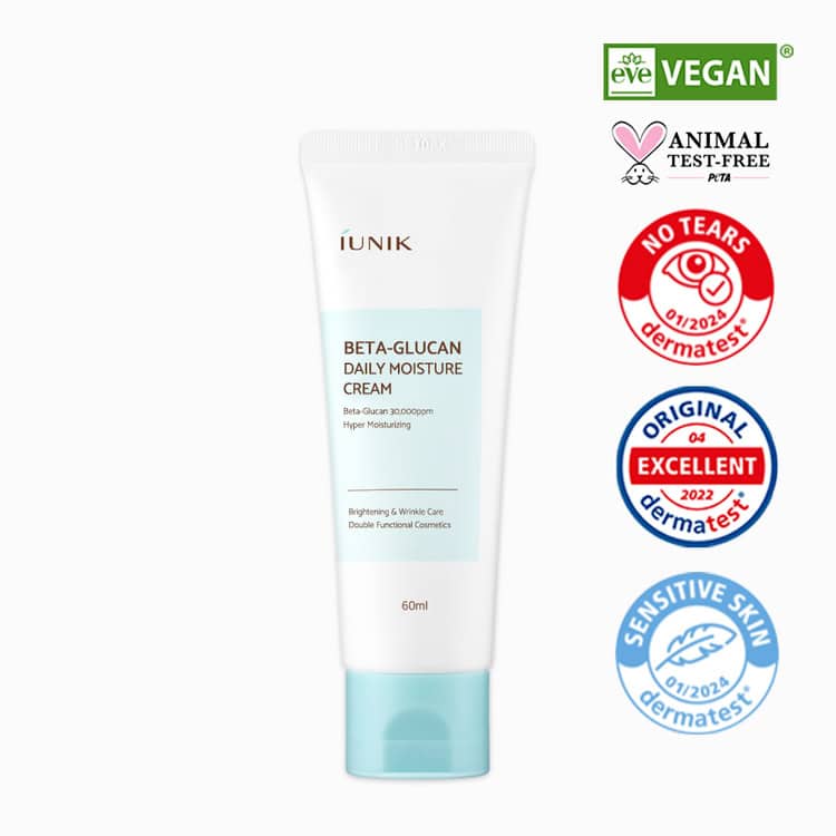 Creme Hidratante Diário Beta-Glucan 60ml Iunik
