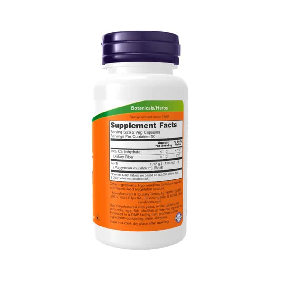 Fo Ti 560mg 100 Cápsulas Now Foods