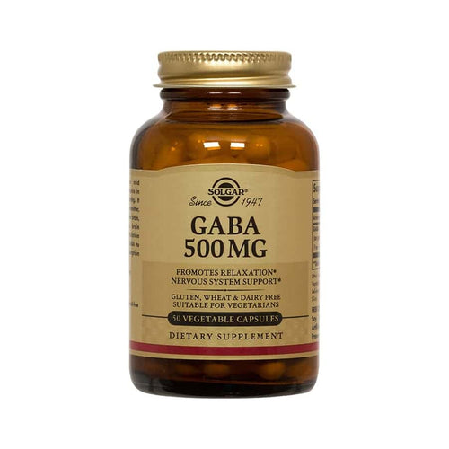 GABA 500 mg 50 Cápsulas Solgar