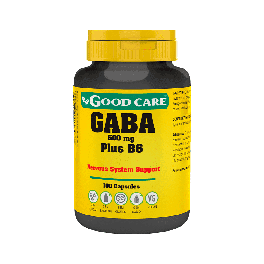 Gaba Plus B6 100 Cápsulas 500mg Good Care