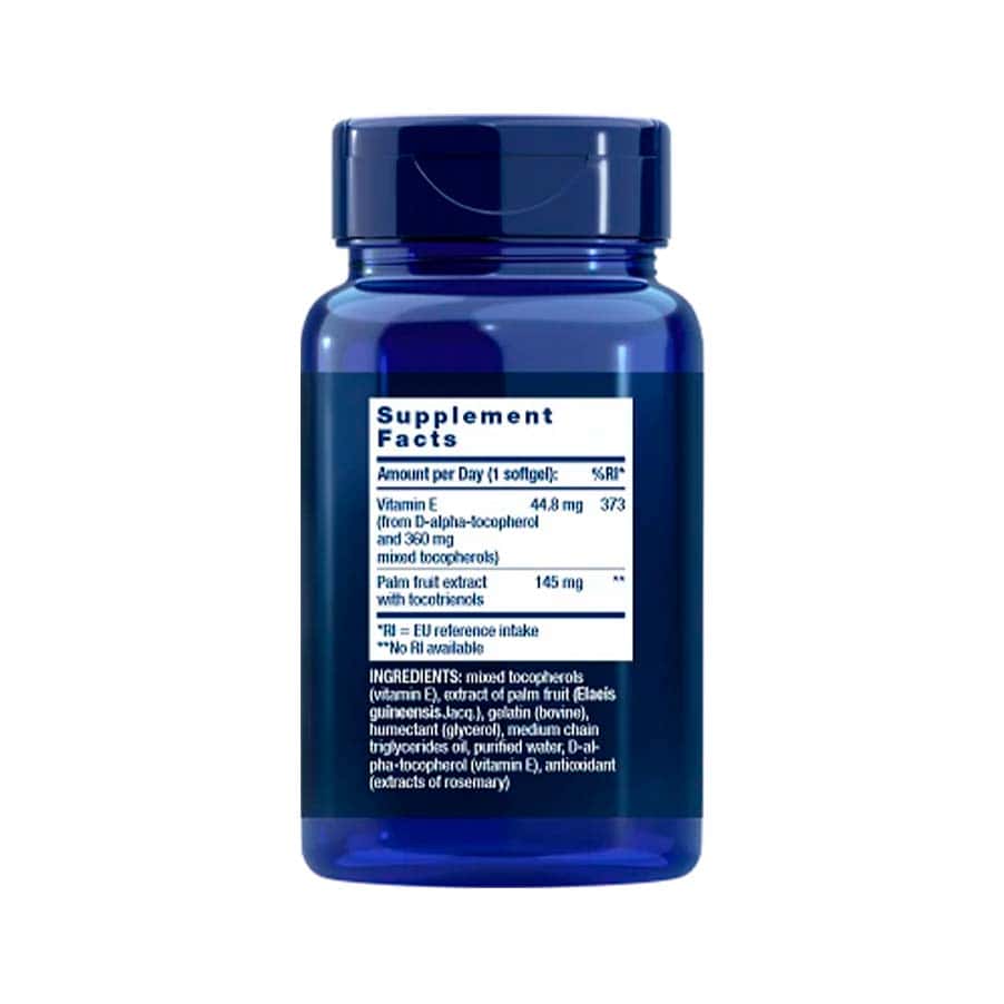 Gamma E Tocoferol e Tocotrienol 60 cápsulas Life Extension