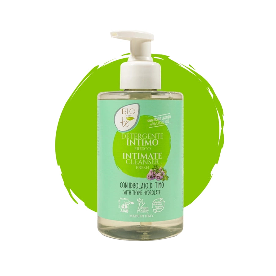 Gel Íntimo Fresh Bioconte, gel de higiene íntima com hidrolato de tomilho, em embalagem de 300 ml.