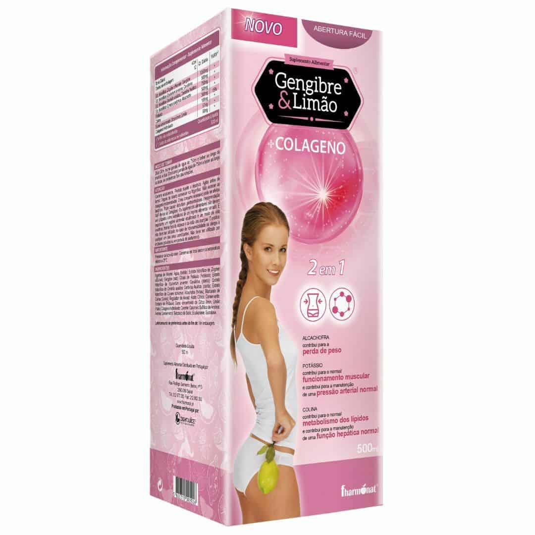 Gengibre e Limão + Colagénio 500ml - Fharmonat