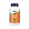 Ginger Root 550mg Now Foods cápsulas de raiz de gengibre para suporte digestivo