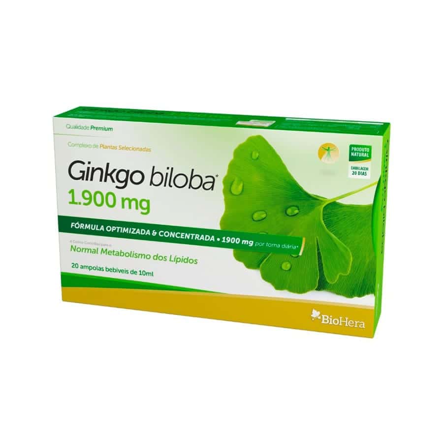 Ginkgo Biloba + Colina 20 Ampolas BioHera