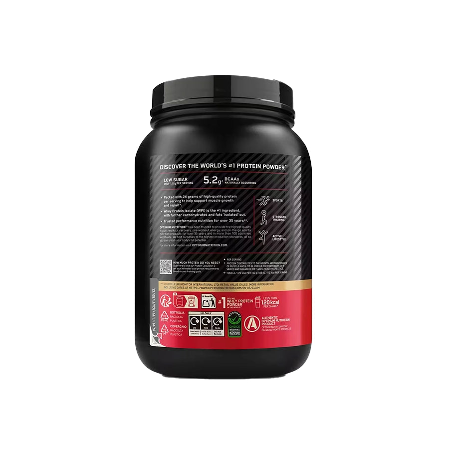 Gold Standard 100% Whey Banana 780gr Optimum Nutrition proteína whey em pó com sabor a banana