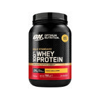 Gold Standard 100% Whey Creme de Baunilha 780gr Optimum Nutrition, proteína whey em pó para apoio ao crescimento e manutenção da massa muscular.