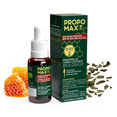 Propomax Gotas de Propóleo Verde 60% Sin Alcohol 30ml Lehning