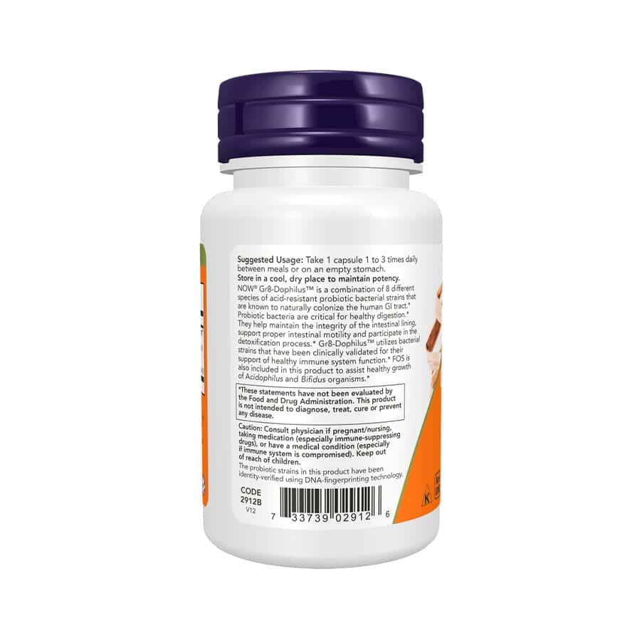 Gr8-Dophilus 120 Cápsulas Now Foods