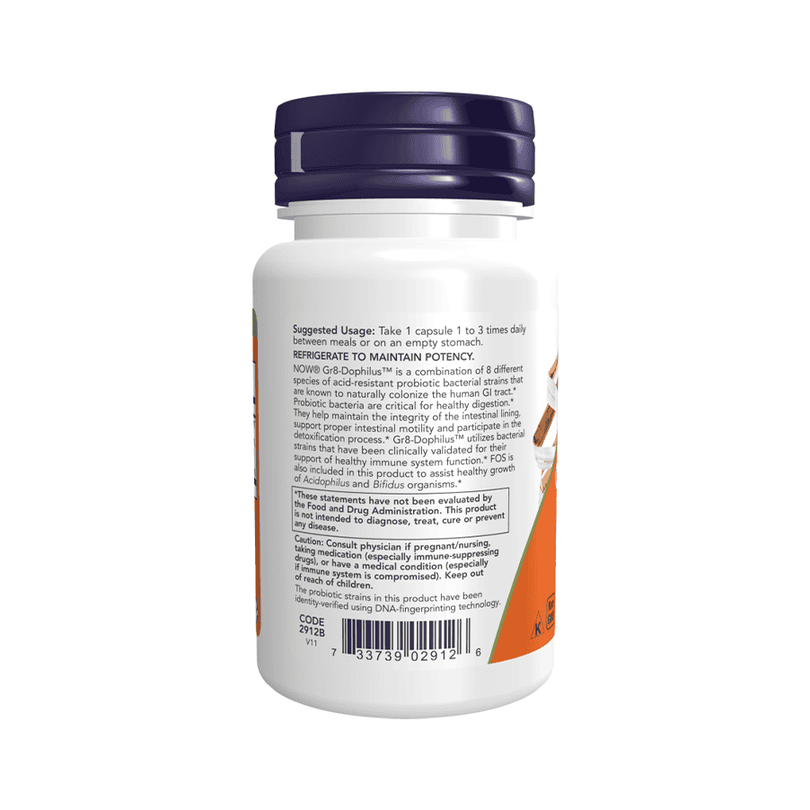 Gr8-Dophilus 60 Cápsulas Now Foods