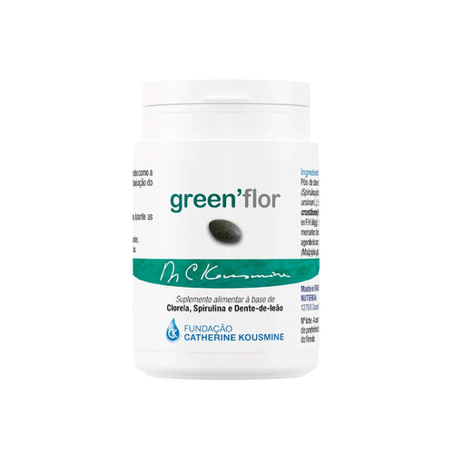 O GREEN'FLOR da Nutergia um suplemento alimentar que contém a alga verde chlorella que contribui para a eliminação das toxinas, em particular dos metais pesados, através do fígado e dos rins, órgãos de “desintoxicação”.
