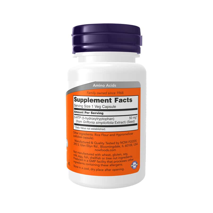 5-HTP 50mg 30 cápsulas Now