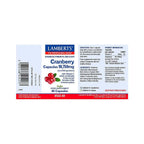 Cranberry 18750mg 60 Cápsulas Lamberts