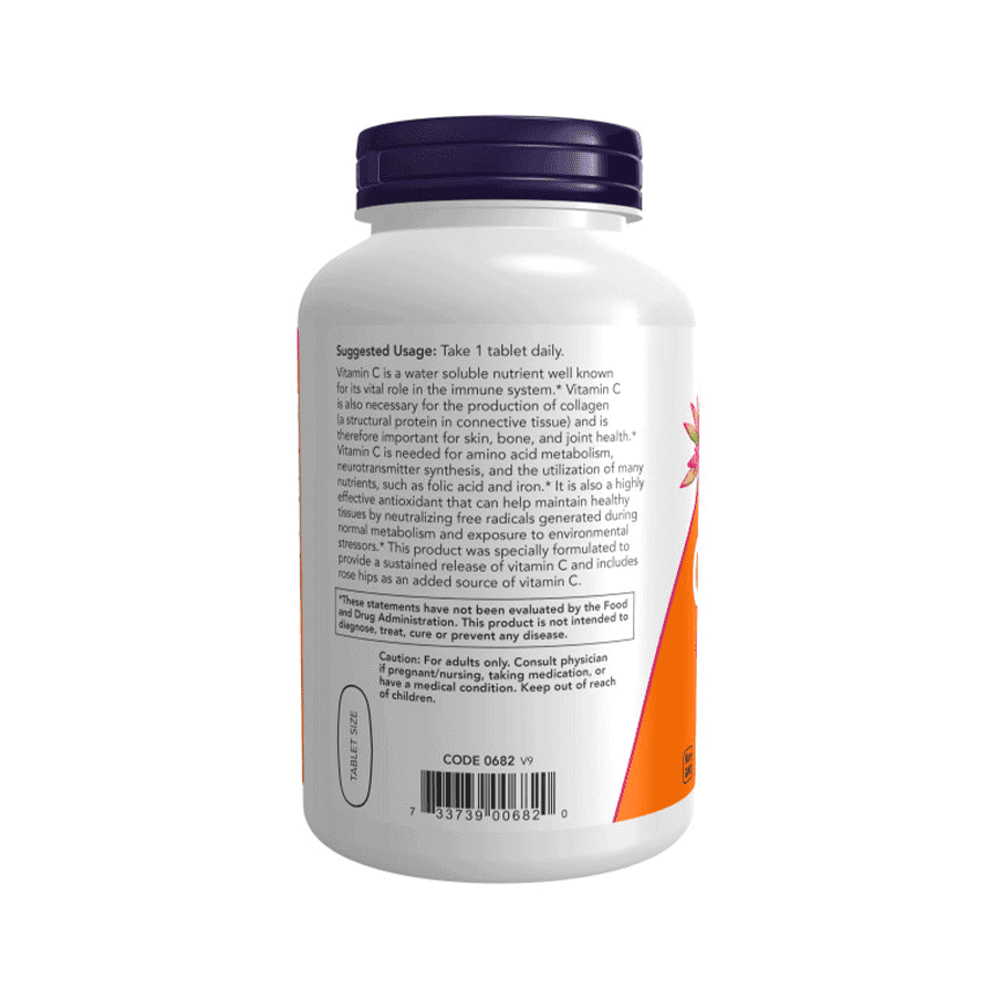 Vitamina C 1000 Sustained Release 250 Comprimidos Now Foods