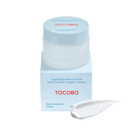 Crema facial con cinco ceramidas y ácido hialurónico de diferentes tamaños moleculares. Hidrata profundamente, fortalece la barrera cutánea y tiene una textura ligera y de rápida absorción.