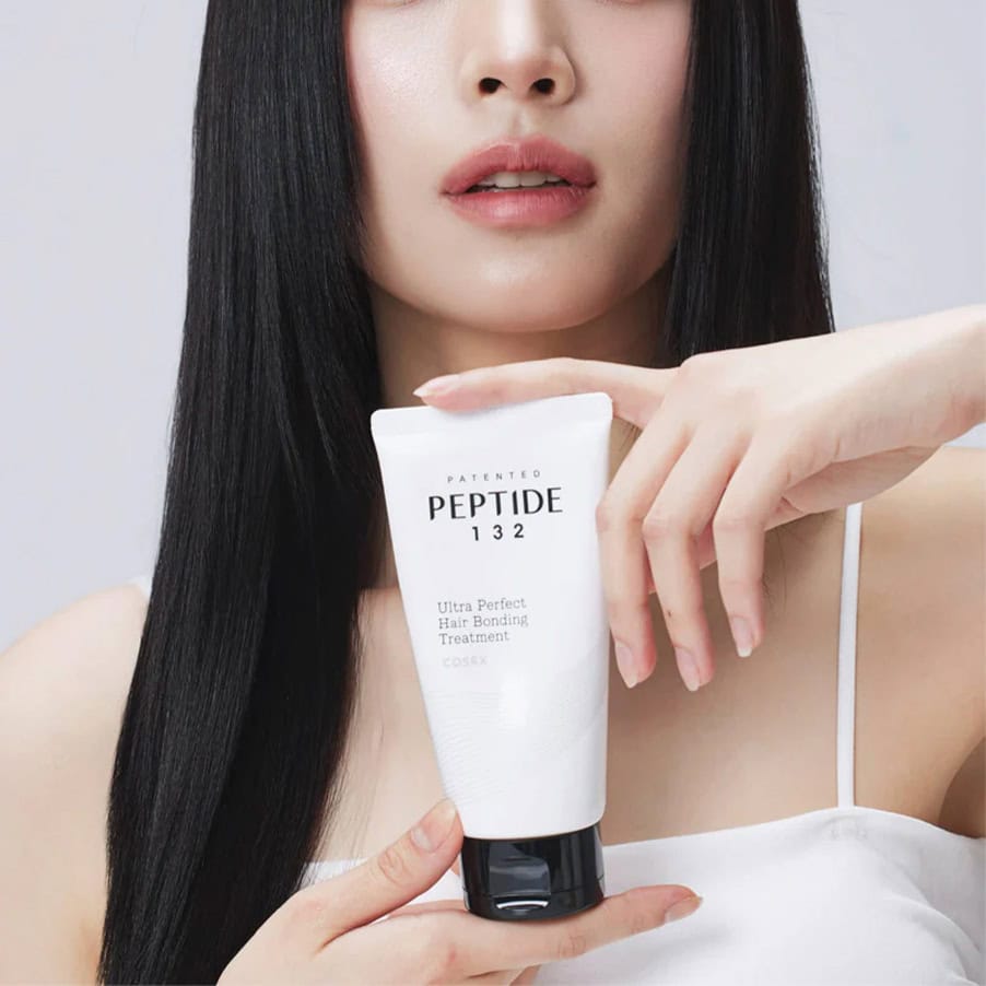 tratamento capilar cosrx peptide 132 ultra perfect hair bonding em frasco de 120ml para fortalecer e reparar o cabelo danificado