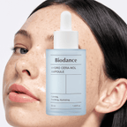 Frasco da Ampola Hydro Cera-Nol 50ml da Biodance, tratamento intensivo para hidratação e fortalecimento da barreira cutânea.