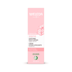 Creme facial calmante de amêndoa Weleda 30ml para peles sensíveis, nutre e protege a pele do rosto.