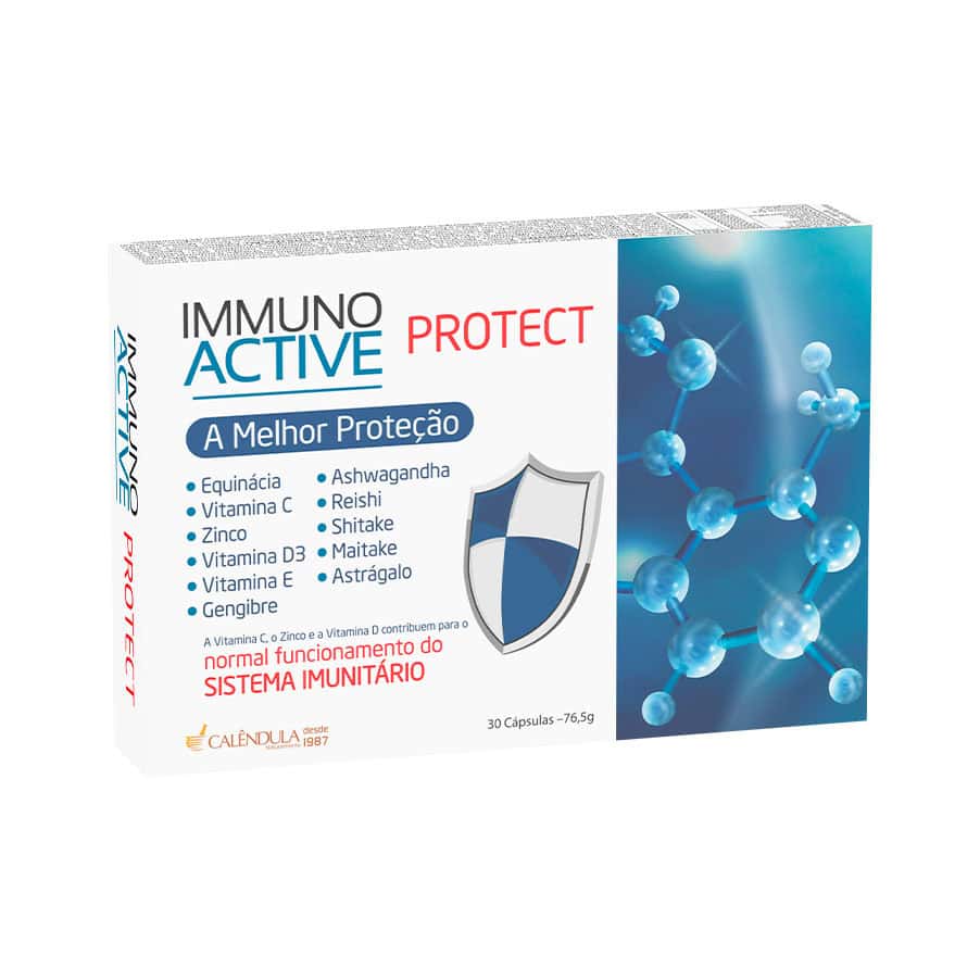 Immunoactive Protect 30 Cápsulas Calêndula