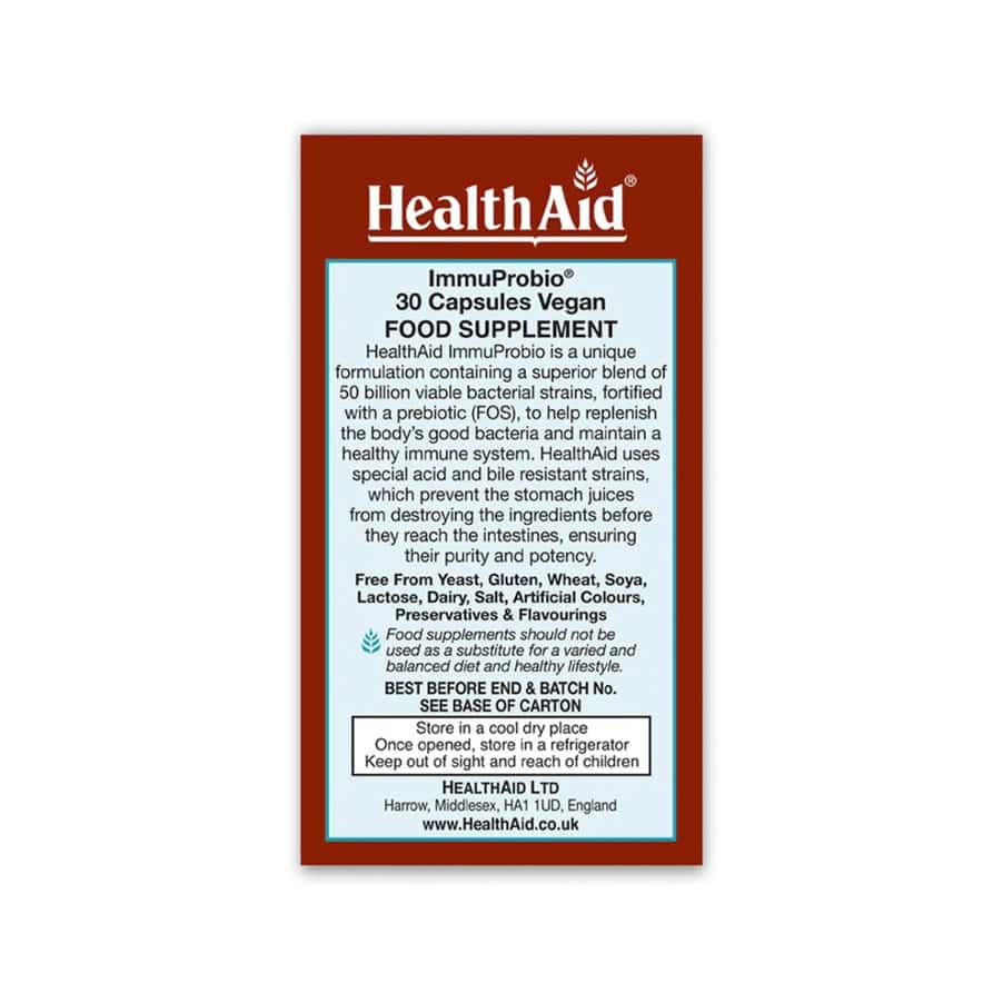 ImmuProbio 30 Cápsulas Health Aid