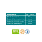 Suplemento com 60 cápsulas à base de cogumelos medicinais e ingredientes funcionais, desenvolvido para apoiar a integridade da mucosa intestinal, modular a resposta imune e melhorar o conforto digestivo. Ideal para promover saúde intestinal e proteção imunológica.