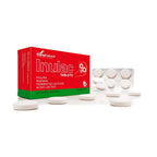 Embalagem do Inulac com 30 comprimidos da Soria Natural, suplemento digestivo para equilíbrio da flora intestinal.