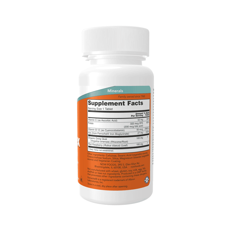Iron Complex 100 Comprimidos Now Foods