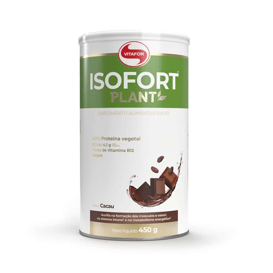 Isofort en polvo vegetal 450 g Cacao Vitafor