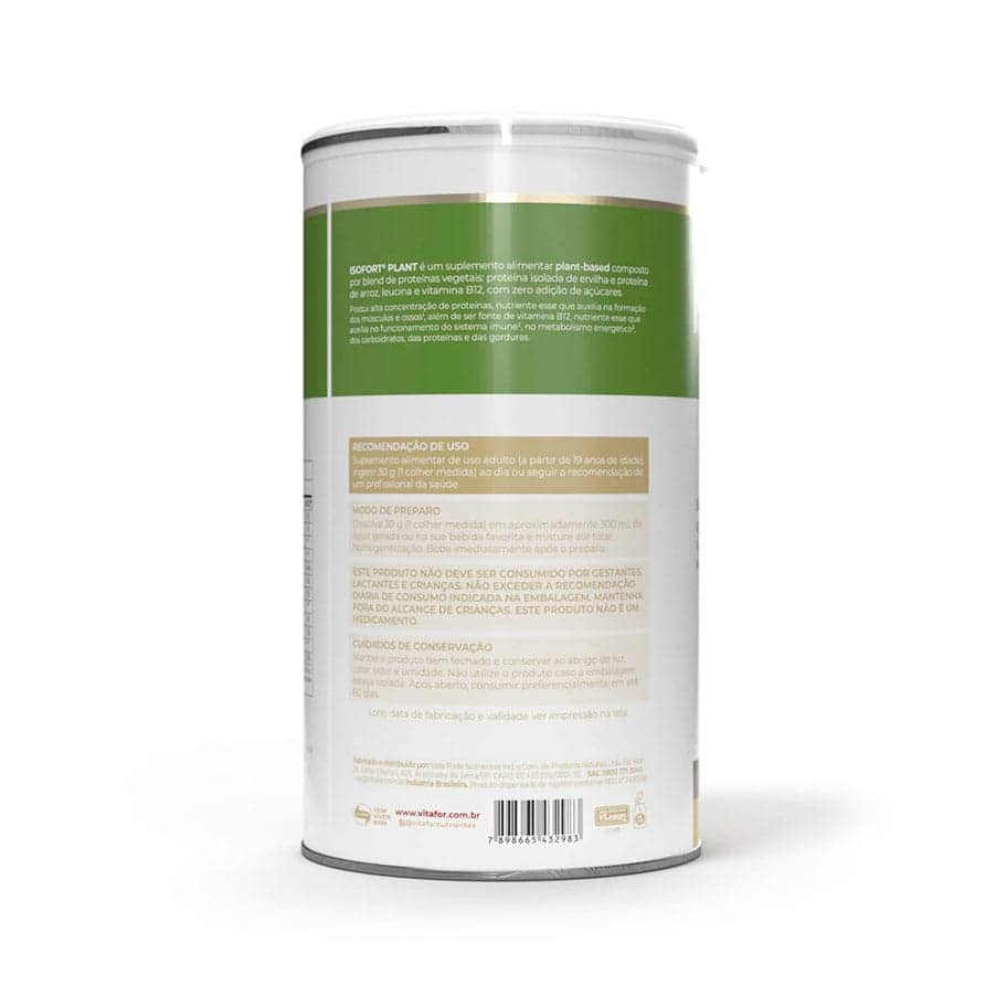 Isofort en polvo vegetal 450 g Cacao Vitafor