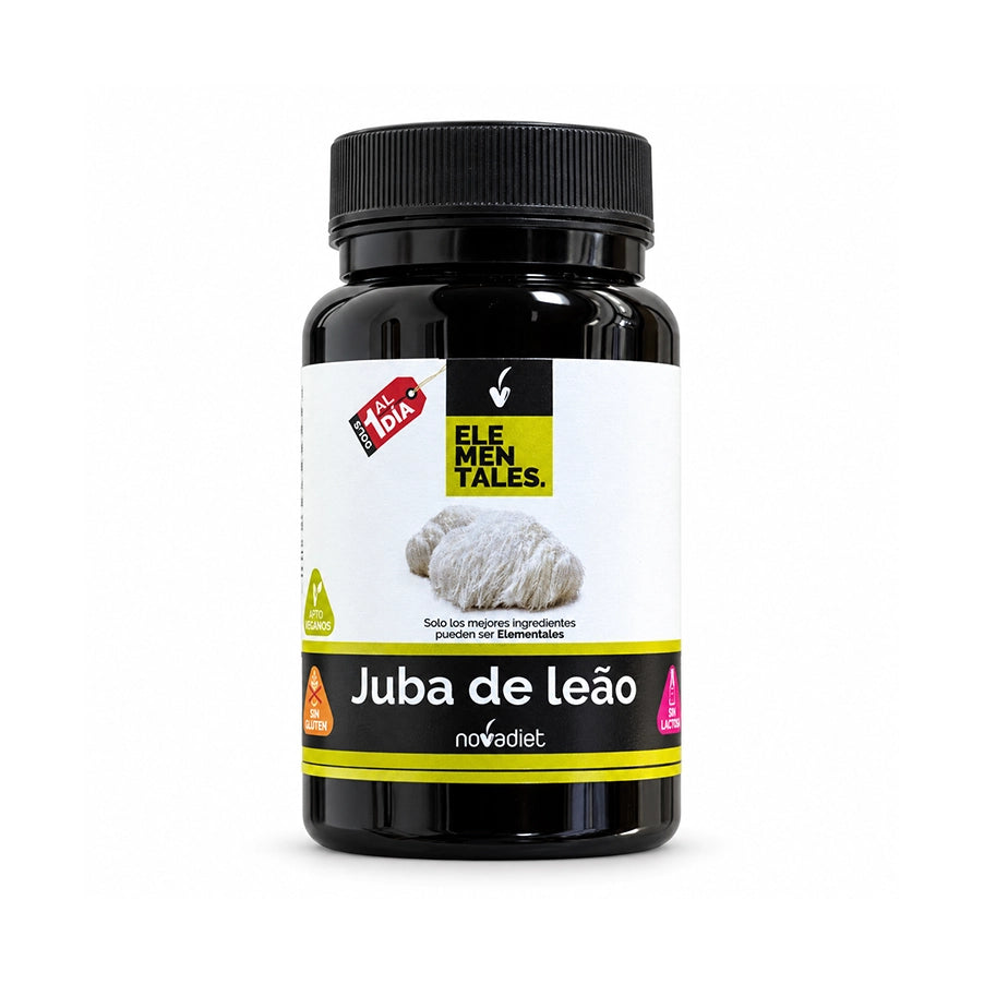 Juba de Leão 30 Cápsulas da NovaDiet é um suplemento alimentar formulado com o cogumelo Hericium erinaceus, conhecido como Juba de Leão. Apresentado num formato prático de 30 cápsulas, é uma opção indicada para quem procura integrar este cogumelo na sua suplementação diária.