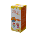 Frasco do Refrilief Kids 200ml da Nutridil, xarope natural para suporte imunológico e alívio de sintomas respiratórios infantis.