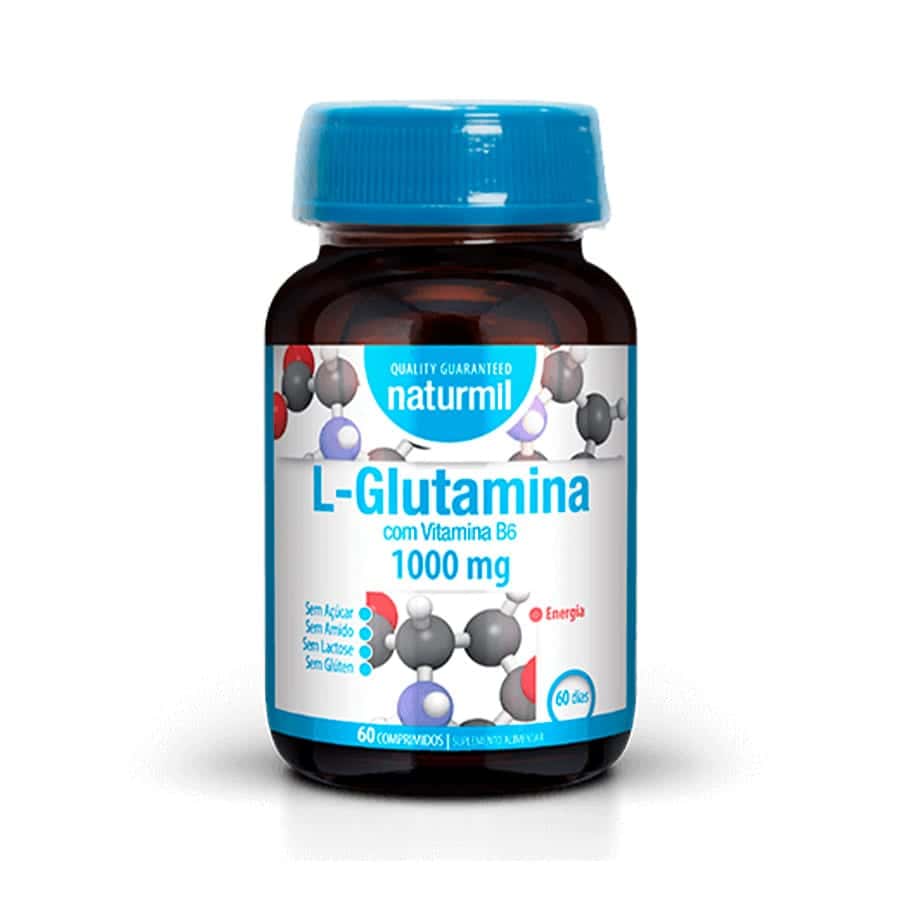 L-Glutamina 1000mg 60 Comprimidos Naturmil