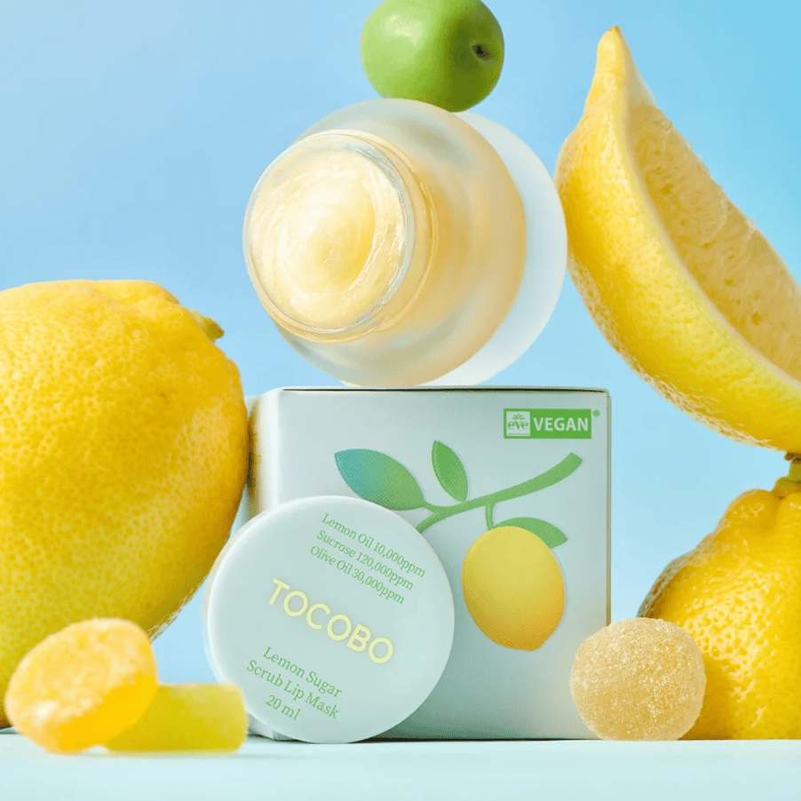 Máscara Labial Esfoliante Lemon Sugar 20ml Tocobo